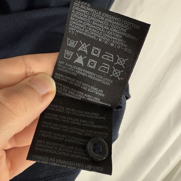 Jack Wolfskin Polo Men's Small Navy Blue Collared Short Sleeve Embroidered - Picture 8 of 11